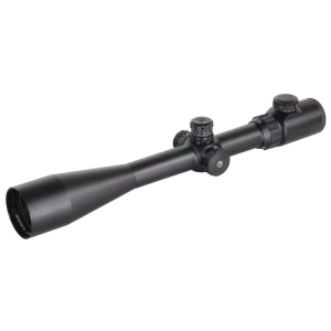 Barska SWAT Tactical Rifle Scope 10-40x 50mm 1/8 MOA Adjustments Side Focus Illuminated Mil-Dot Reticle with Picatinny-Style Rings Matte