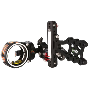 AXCEL LANDSLYDE 5-Pin Bow Sight Dovetail Mount .019 Pin Diameter With AccuStat II Scope Right Hand - Axcel Sights