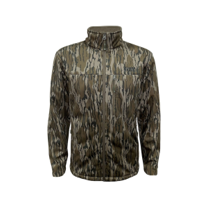 MIDWAYUSA Men's Full Season Softshell Jacket Mossy Oak Original Bottomland 2XL