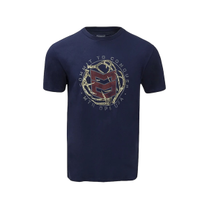 MTN OPS Men's Conquer Shed Short Sleeve T Shirt Blue Medium