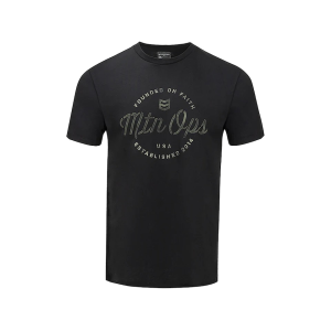 MTN OPS Men's Foundation Short Sleeve T Shirt Black Large