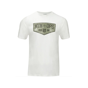 MTN OPS Men's Base Short Sleeve T Shirt White 2XL
