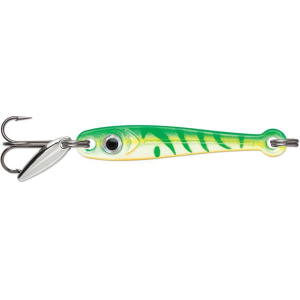 VMC Tungsten Torpedo Spoon 5/16 oz Glow Green Fire UV