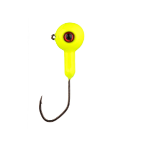 MR. CRAPPIE XL Stiletto 1/16oz Round Ball Jighead Chartreuse