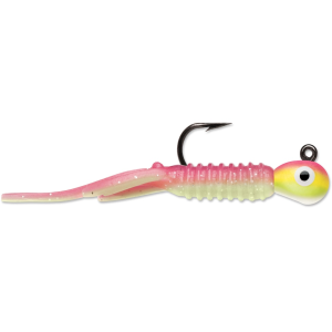 VMC Tungsten Nymph Jig Pink Chartreuse Glow 1/16 oz