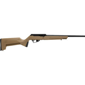 Savage Arms RXR22 Semi Automatic Rifle 22 Long Rifle 16.5" Matte Threaded Barrel Black Frame Flat Dark Earth Field Stock - Savage Arms