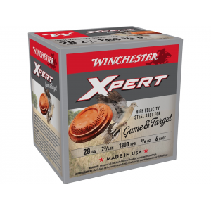 chester Xpert Game And Target 28 Gauge 2-3/4 #6 Steel Shot 5/8 Oz Case Of 250 (10 Boxes Of 25) Ammo