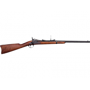 CIMARRON Firearms Cavalry Trapdoor Carbine Single Shot Rifle 45-70 Government 22" Blued Barrel Case Hardened Frame Walnut Straight Grip Stock
