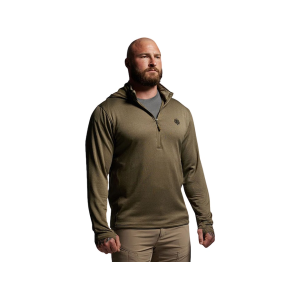 BORN PRIMITIVE Men's Quiver 2.0 Quarter Zip Hoodie OD Green 2XL