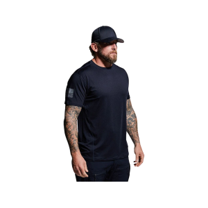 BORN PRIMITIVE Men's Range Flag Short Sleeve Crew Neck T Shirt Police Blue XL