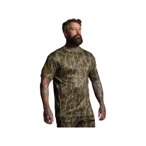 BORN PRIMITIVE Men's Range Short Sleeve Crew Neck T Shirt Mossy Oak Original Bottomland 2XL