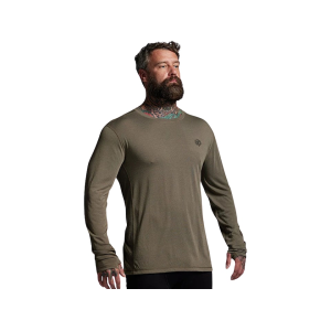 BORN PRIMITIVE Men's Ridgeline 240 Long Sleeve Base Layer Shirt OD Green Large