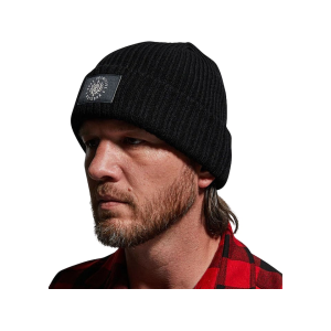 BORN PRIMITIVE Men's Heritage Knit Beanie Black One Size Fits Most