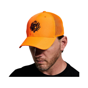 BORN PRIMITIVE Men's Outdoor Trucker Hat Orange One Size Fits Most