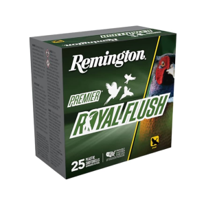 Remington Premier Royal Flush 12 Gauge Ammo 2-3/4" #4 Lead Shot 1-1/4 ozBox of 25 - Remington