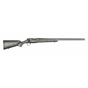 Christensen Arms Field Proof Ridgeline Bolt Action Rifle 6.5 PRC 24" Carbon Fiber Threaded Barrel Burnt Bronze Frame Black/Green Spiderweb Field Stock - Christensen Arms