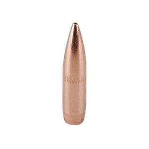 FACTORY SECOND BULLETS Factory Second Match 30 Caliber (308 Diameter) Bullets 215 Grain Jacketed Hollow Point With Cannelure Box of 100 (Bulk Packaged)