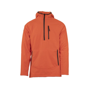 MIDWAYUSA Men's Full Season Softshell Hoodie Blaze Orange 3XL