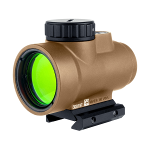 Trijicon MRO SD Green Dot Sight Green 2 MOA Reticle Coyote Brown Anodized Low Mount - Trijicon