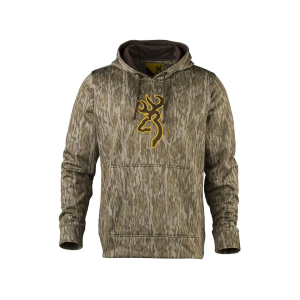 Browning Men's Tech Hoodie Mossy Oak Bottomland Medium - Browning