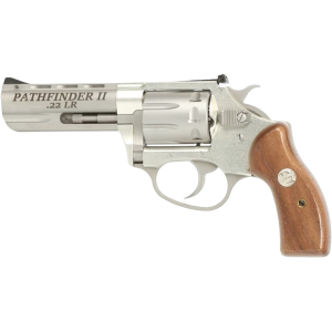 Charter Arms Pathfinder II 22 Long Rifle Revolver 3.5" Stainless Barrel 8 Round Wood Grip - Charter Arms