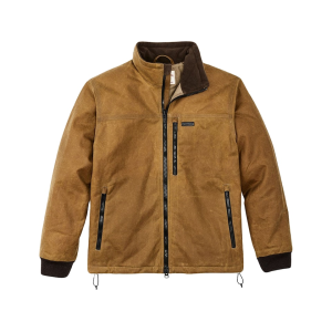 Filson Men's Tin Cloth Primaloft Jacket Dark Tan Large - Filson