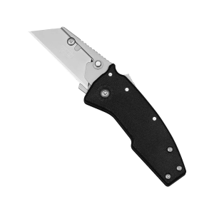 Demko Knives Razor Shark Pocket Knife 2.4" Utility Stainless Steel Satin Blade Glass Reinforced Nylon (GRN) Handle Black