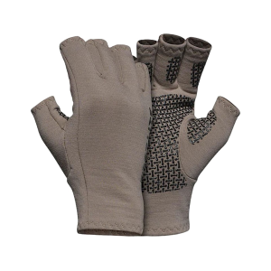 First Lite Men's Rugged Fingerless Gloves Walnut XL - First Lite