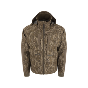 DRAKE Men's LST BMF Pit Jacket Mossy Oak Bottomland Large