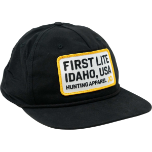 FIRST LITE Men's Idaho Patch Hat Black One Size Fits Most