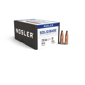 Nosler Solid Base SB-270 130g SP (50ct) Bullets 38054 - nosler