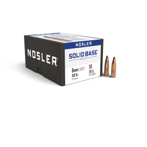 Nosler Solid Base SB-6mm 100g SP (50ct) Bullets 38050 - nosler