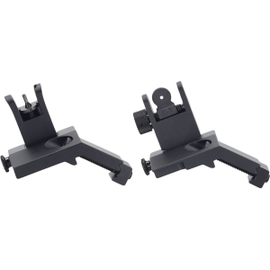 JE Machine Offset Flip-Up Sight Set AR-15 Aluminum - Je Machine