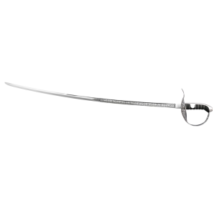 Cold Steel Italian Dueling Saber 32" 1055 Carbon Steel Blade & Handle Black - Cold Steel