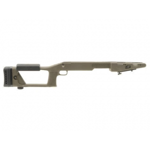 Choate Ultimate Sniper Rifle Stock Savage 110 Series Long Action Staggered Feed Blind Magazine 1.25" Barrel Channel Synthetic Olive Drab