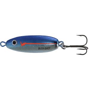 NORTHLAND Buckshot Rattle Spoon 1/2 oz Blue Racecar