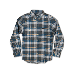 MIDWAYUSA Men's Flannel Shirt Blue Ash 3XL
