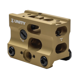 Unity Tactical FAST Micro-SB Aimpoint Red Dot Riser Mount FDE - Unity Tactical