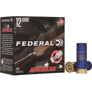 Federal Premium All American 12 Gauge Ammo 2 3/4 #7.5 Lead Shot 1-1/8 Oz 1250fps Case Of 250 (10 Boxes Of 25) eral Premium All American 12 Gauge 2 3/4 #7.5 Lead Shot 1-1/8 Oz 1250fps Case Of 250 (10 Boxes Of 25) Ammo
