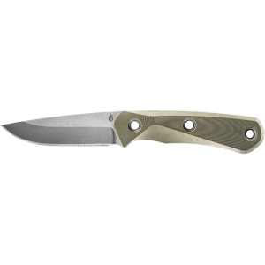 Gerber Terracraft Fixed Blade Knife 3.9" Drop Point CPM S30V Stonewashed Blade G-10 Handle Sage