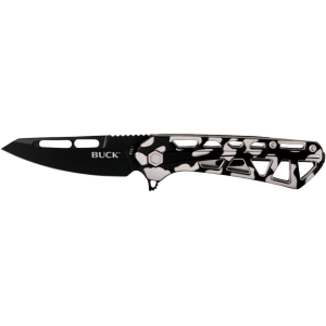 Buck Knives 813 Mini Trace Ops Folding Knife 2.43" Tanto Point 7Cr17MoV Black Blade Anodized Aluminum Handle Camo