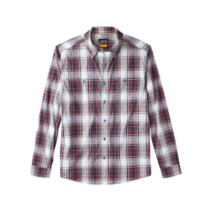 ORVIS Men's River Guide 2.0 Long Sleeve Shirt Raisin/True Navy 2XL