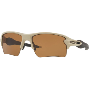 Oakley Men's SI Flak 2.0 XL Polarized Sunglasses Desert Frame Bronze Lens
