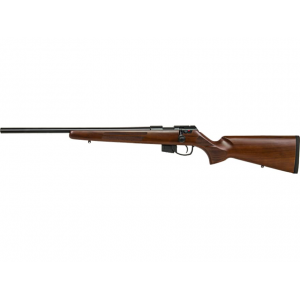 Anschutz 1761L D HB Bolt Action Rifle 22 Long Rifle 20" Left Hand Blued Barrel Black Frame Walnut Field Stock - Anschutz