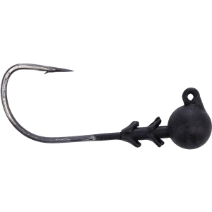 BUCKEYE LURES G-Stroll Head 1/4oz Round Ball Jighead 2/0 Matte Black