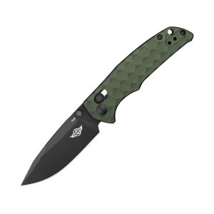Oknife Oknife Rubato 3 Pocket Knife 3" Drop Point 154CM Black Blade Aluminum Handle OD Green - $89.99 at MidwayUSA