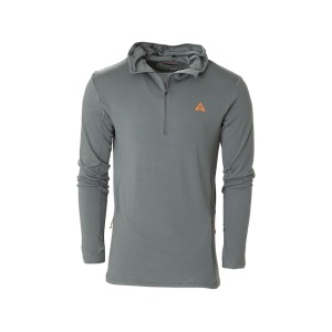 Thacha Gear Men's L-3 Heavyweight Merino Hoodie Dark Gray Large