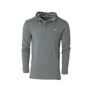 Thacha Gear Men's L-3 Heavyweight Merino Hoodie Dark Gray Medium