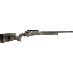 Savage Arms 110 PPR Bolt Action Rifle 28 Nosler 20" Carbon Fiber Threaded Barrel OD Green Frame Camo/Black Adjustable Comb Stock