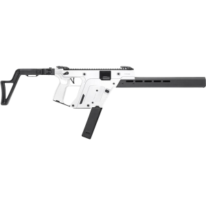 Kriss Vector CRB G3 Semi Automatic Rifle 9mm Luger 16" Nitride Threaded Barrel White Frame Black Folding Stock - Kriss